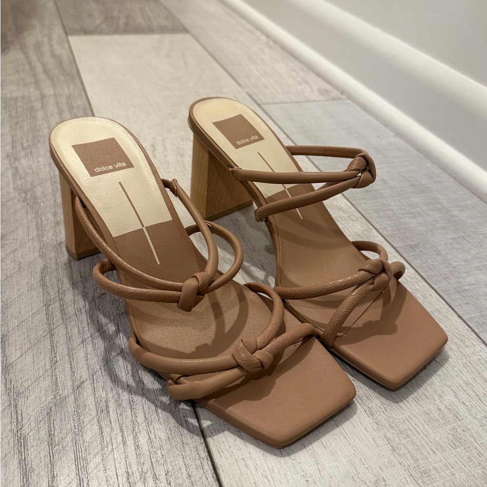 Dolce vita brown Strappy Heeled Sandals
